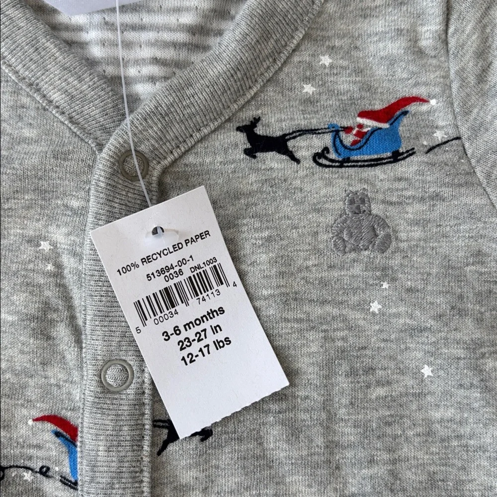 Baby Gap Santa’s sleigh footed sleeper